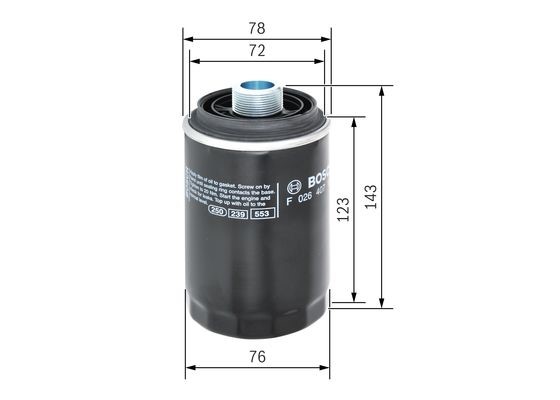 Oljefilter Bosch F 026 407 179 BOSCH
