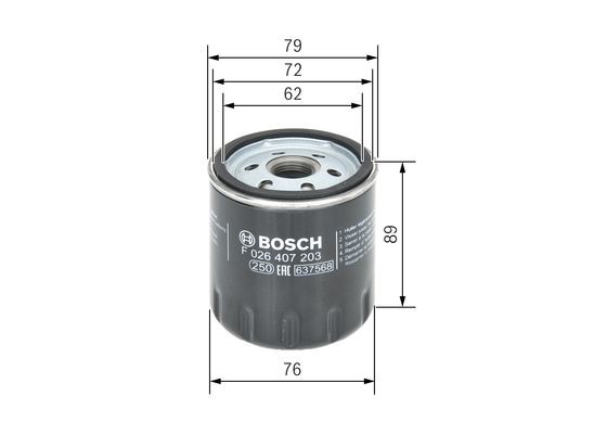 Oljefilter BOSCH