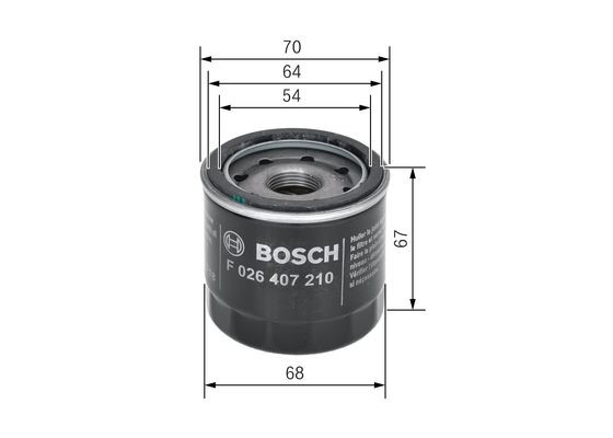 Oljefilter BOSCH