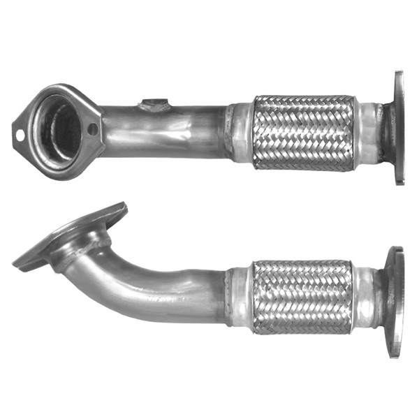 Flexrör, avgassystem, Fram