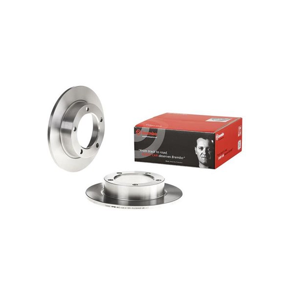 Bromsskiva Solid, Framaxel Brembo 08.3939.10 BREMBO