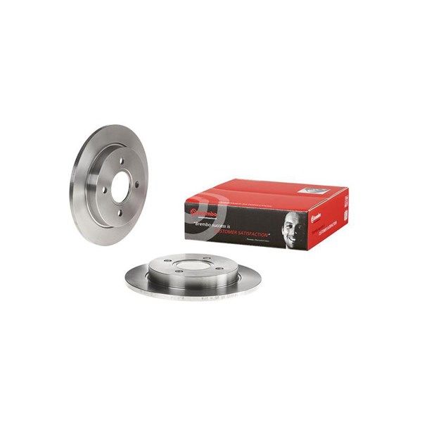Bromsskiva Solid, Bakaxel Brembo 08.4931.24 BREMBO
