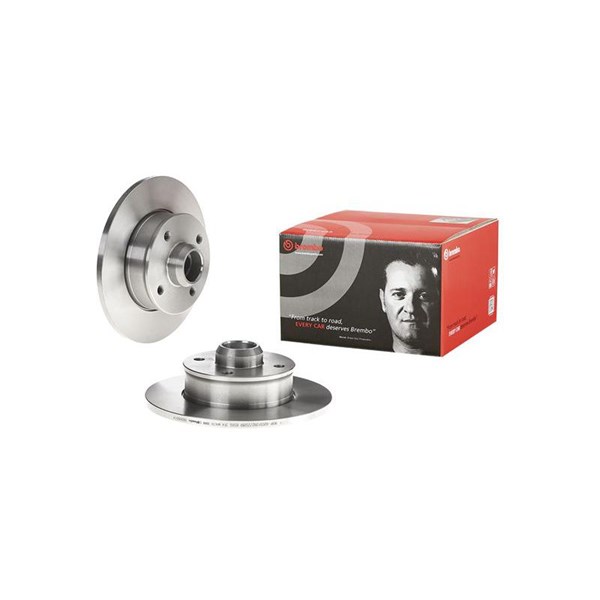 Bromsskiva Solid, Bakaxel Brembo 08.5005.14 BREMBO