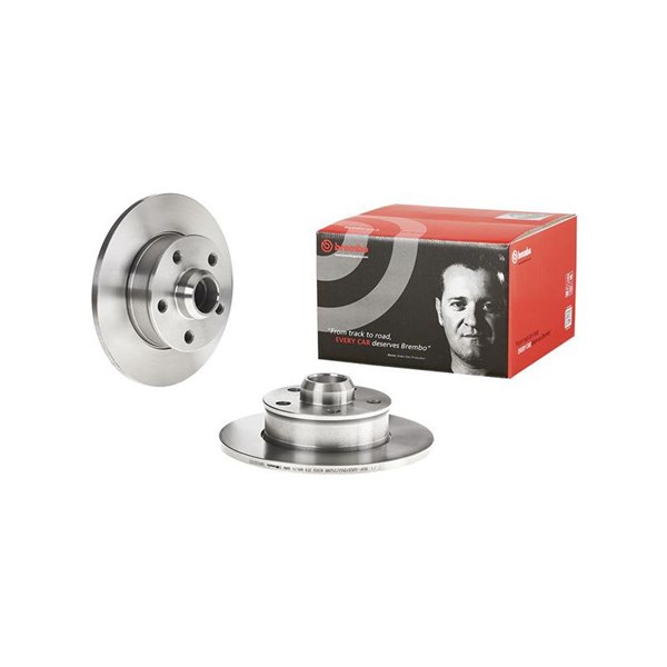 Bromsskiva Solid, Bakaxel Brembo 08.5005.20 BREMBO