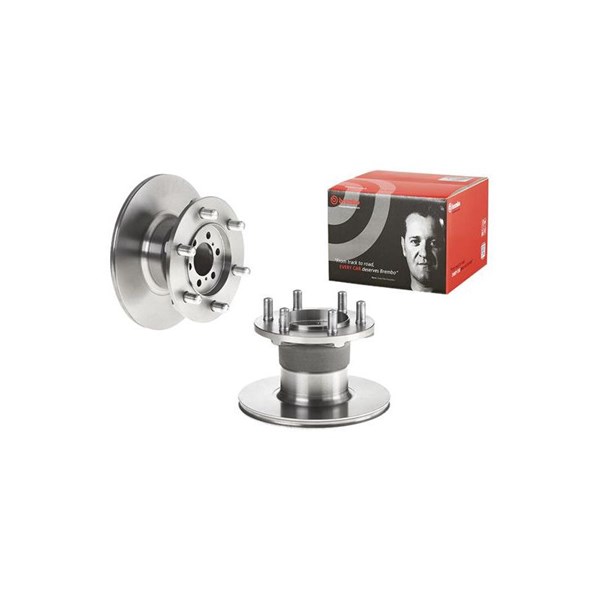 Bromsskiva Solid, Framaxel Brembo 08.5079.10 BREMBO