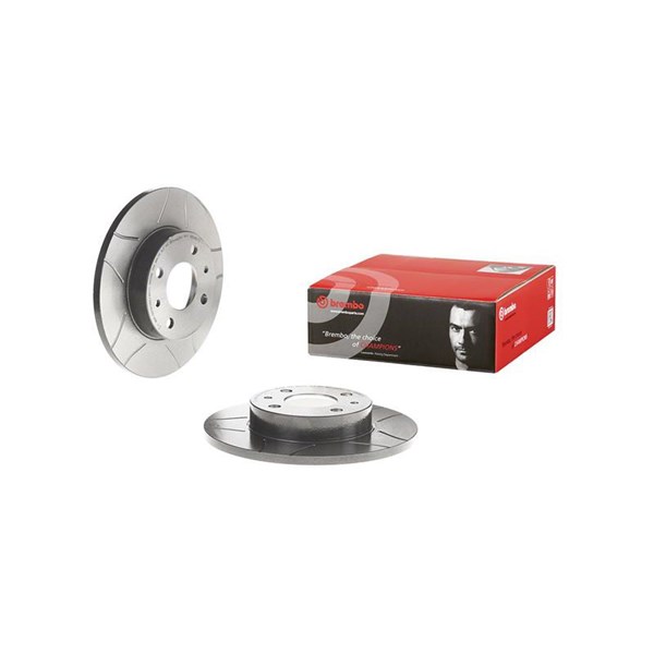 Bromsskiva Solid, Bakaxel, Framaxel Brembo 08.5085.75 BREMBO