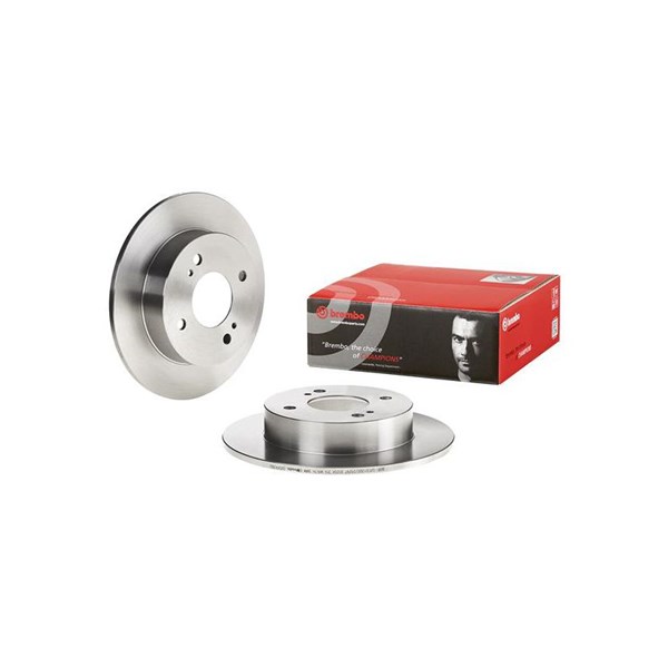 Bromsskiva Solid, Framaxel, Bakaxel Brembo 08.5443.60 BREMBO