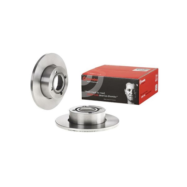 Bromsskiva Solid, Framaxel Brembo 08.5714.10 BREMBO
