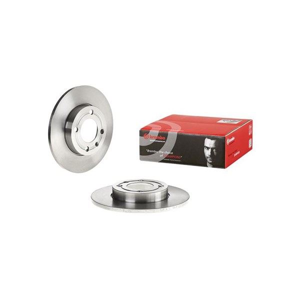 Bromsskiva Solid, Framaxel, Bakaxel Brembo 08.6785.10 BREMBO