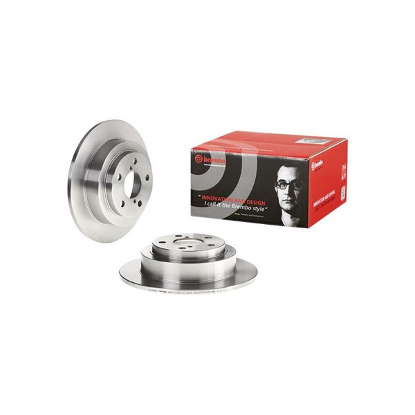 Bromsskiva Solid, Bakaxel Brembo 08.6897.14 BREMBO
