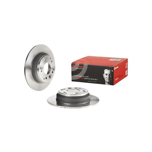 Bromsskiva Solid, Bakaxel Brembo 08.6898.10 BREMBO