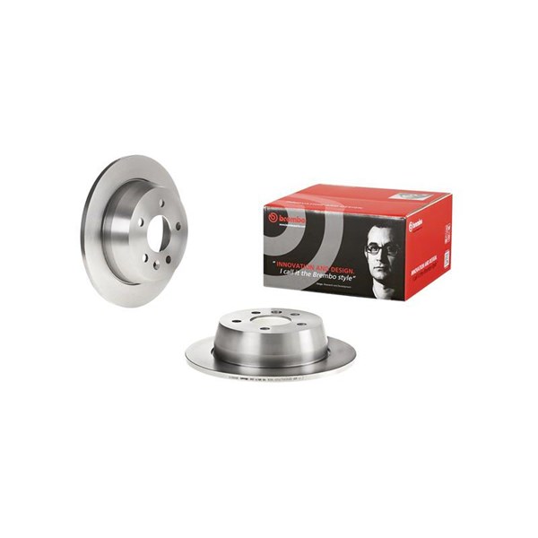 Bromsskiva Solid, Bakaxel Brembo 08.6968.10 BREMBO