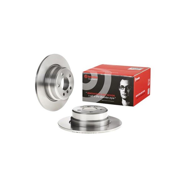 Bromsskiva Solid, Bakaxel Brembo 08.7019.80 BREMBO