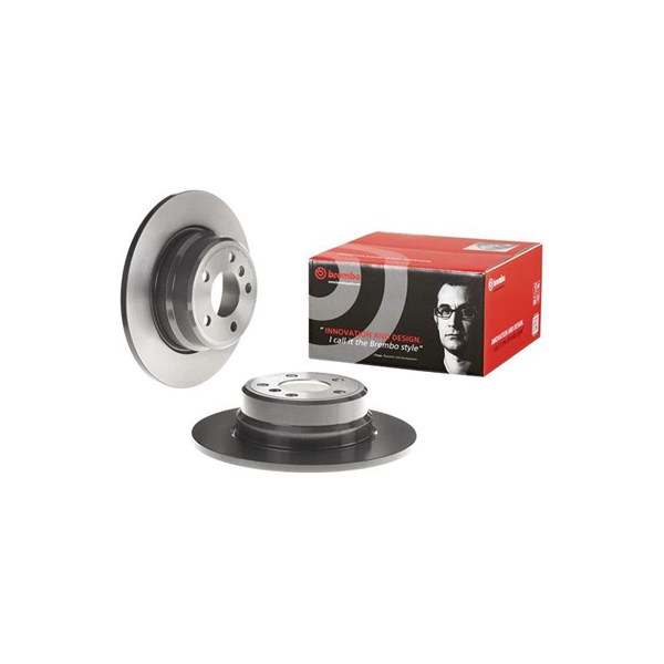Bromsskiva Solid, Bakaxel Brembo Coated disc line 08.7019.81 BREMBO