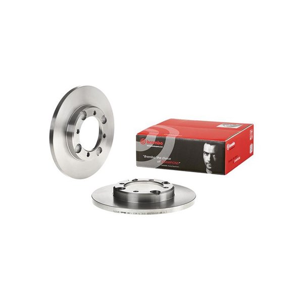 Bromsskiva Solid, Framaxel Brembo 08.7072.10 BREMBO