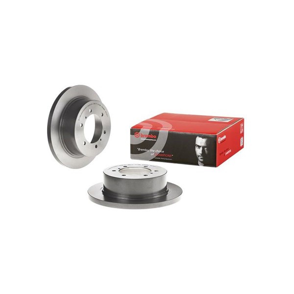 Bromsskiva Solid, Bakaxel Brembo Coated disc line 08.7106.11 BREMBO