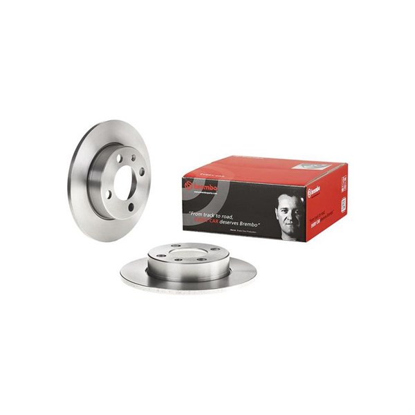 Bromsskiva Solid, Bakaxel Brembo 08.7165.20 BREMBO