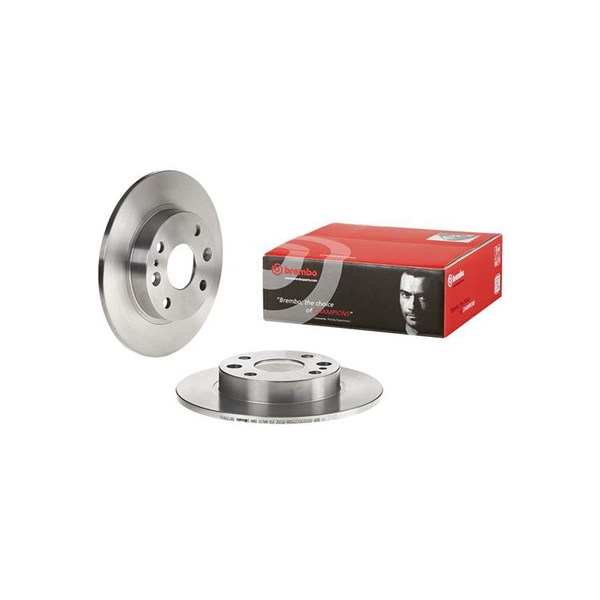 Bromsskiva Solid, Bakaxel Brembo 08.7378.10 BREMBO
