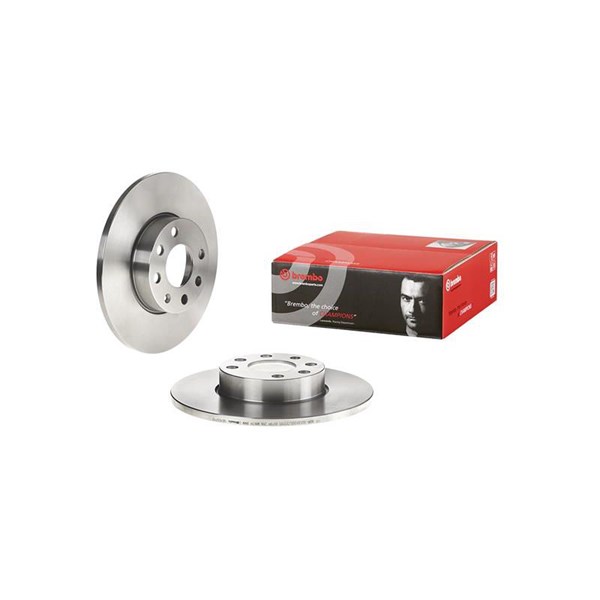 Bromsskiva Solid, Framaxel Brembo 08.7637.10 BREMBO
