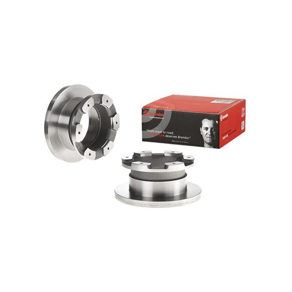 Bromsskiva Solid, Bakaxel Brembo 08.7772.10 BREMBO