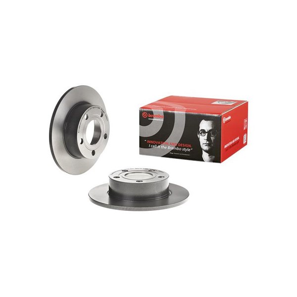Bromsskiva Solid, Bakaxel Brembo Coated disc line 08.9083.11 BREMBO