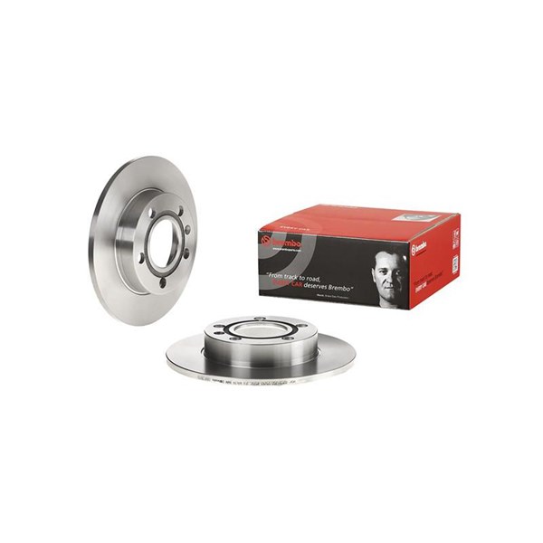 Bromsskiva Solid, Bakaxel Brembo 08.9136.10 BREMBO