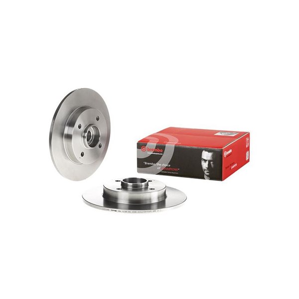 Bromsskiva Solid, Bakaxel Brembo Bearing disc line 08.9512.17 BREMBO