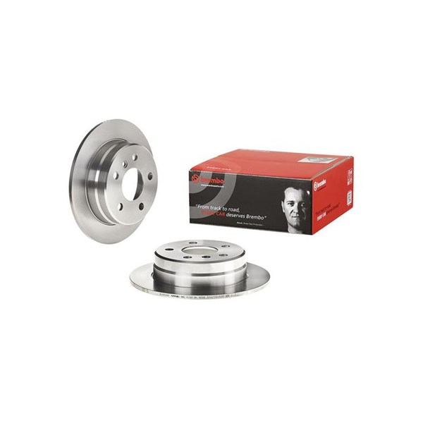 Bromsskiva Solid, Bakaxel Brembo 08.9580.10 BREMBO
