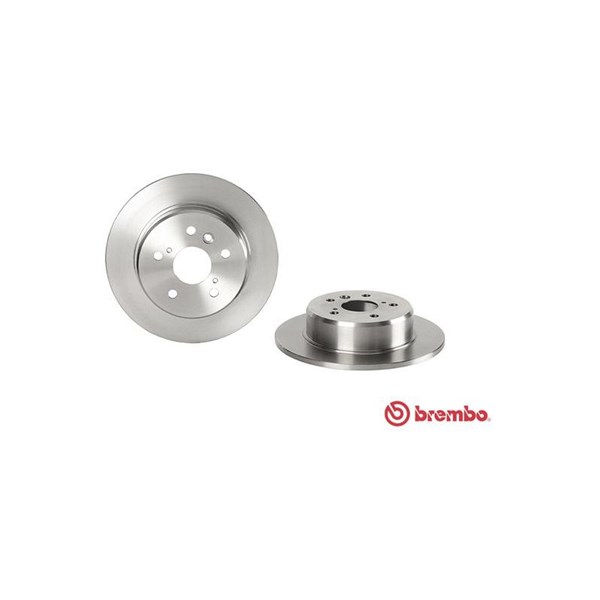 Bromsskiva Solid, Bakaxel Brembo 08.A150.10 BREMBO