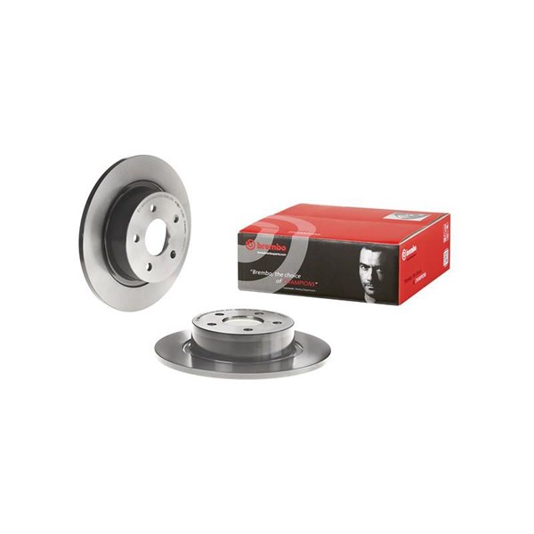 Bromsskiva Solid, Bakaxel Brembo Coated disc line 08.A297.11 BREMBO