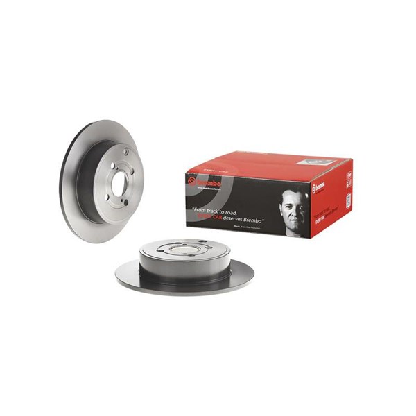 Bromsskiva Solid, Bakaxel Brembo Coated disc line 08.A337.11 BREMBO