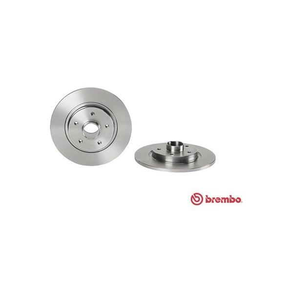 Bromsskiva Solid, Bakaxel Brembo 08.A355.10 BREMBO