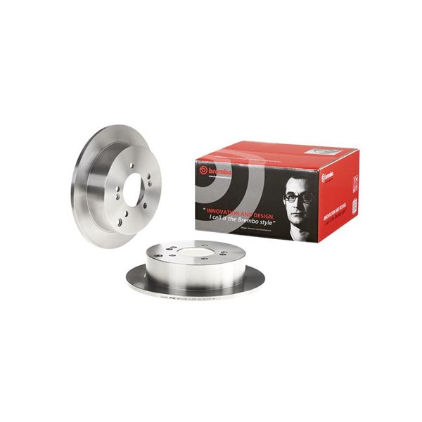 Bromsskiva Solid, Bakaxel Brembo 08.A446.10 BREMBO
