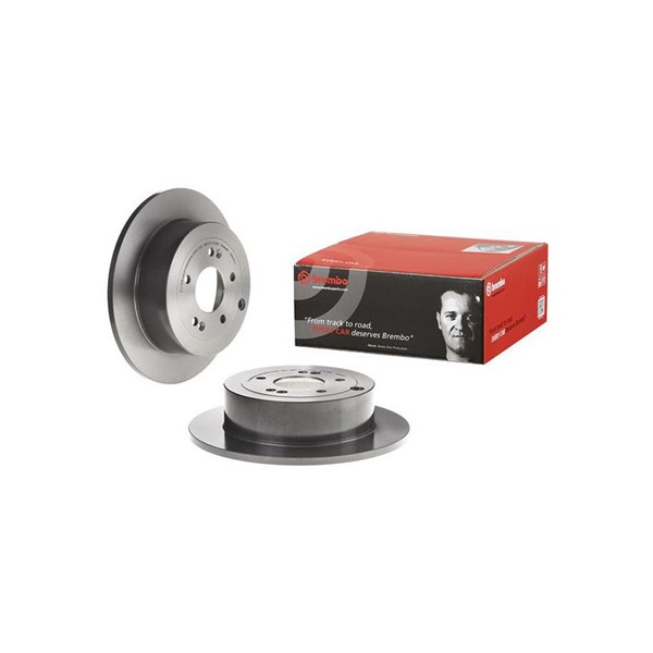 Bromsskiva Solid, Bakaxel Brembo Coated disc line 08.A600.11 BREMBO