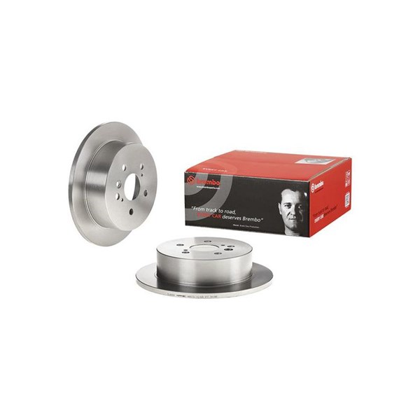 Bromsskiva Solid, Bakaxel Brembo 08.A608.10 BREMBO Bromsskiva Solid, Bakaxel Brembo 08.A608.10 BREMBO
