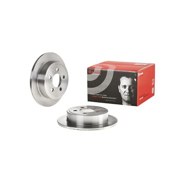 Bromsskiva Solid, Bakaxel Brembo 08.A636.10 BREMBO