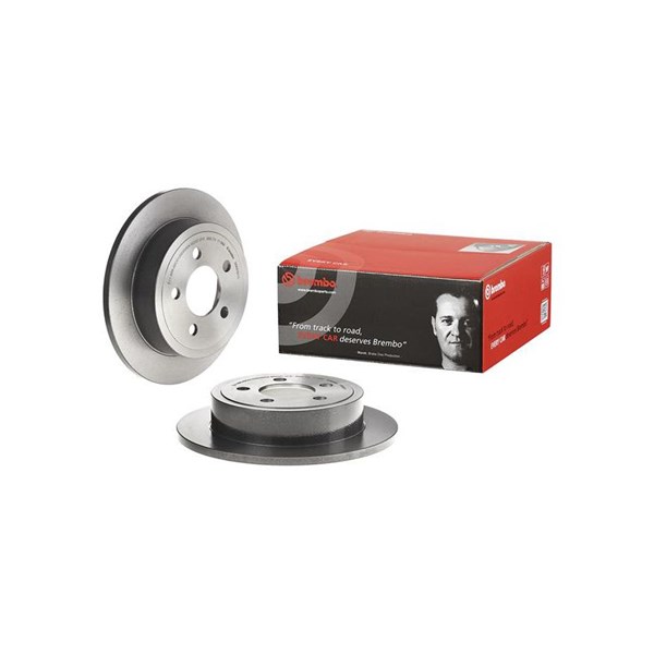 Bromsskiva Solid, Bakaxel Brembo Coated disc line 08.A636.11 BREMBO