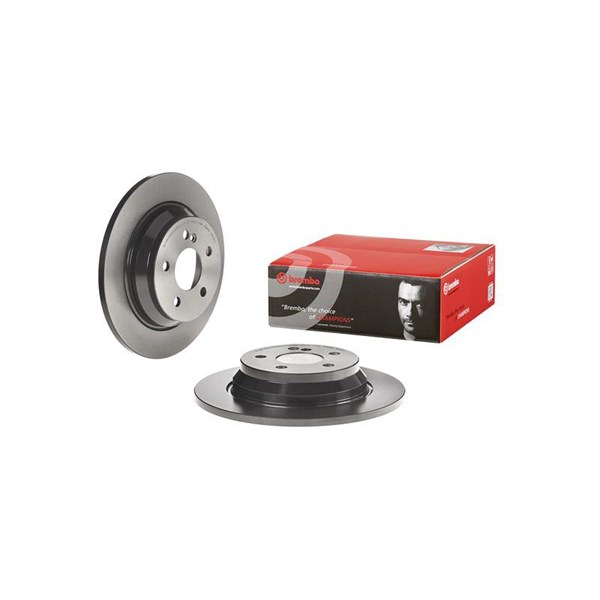 Bromsskiva Solid, Bakaxel Brembo Coated disc line 08.A734.11 BREMBO