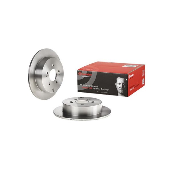 Bromsskiva Solid, Bakaxel Brembo 08.A755.20 BREMBO