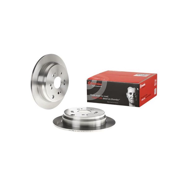Bromsskiva Solid, Bakaxel Brembo 08.A871.10 BREMBO
