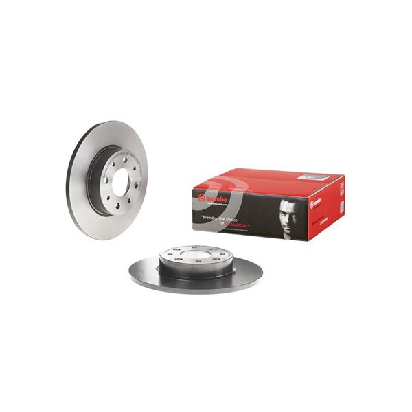 Bromsskiva Solid, Bakaxel Brembo Coated disc line 08.A915.11 BREMBO