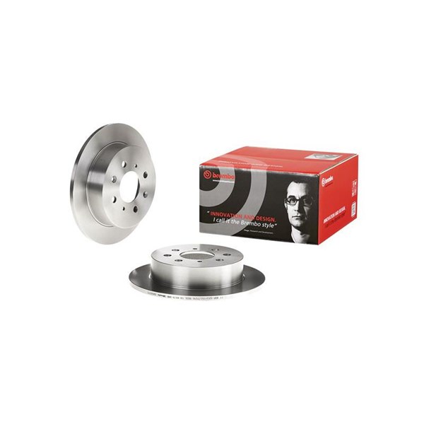 Bromsskiva Solid, Bakaxel Brembo 08.A920.10 BREMBO