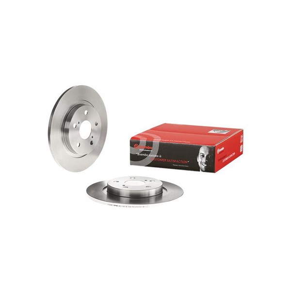 Bromsskiva Solid, Bakaxel Brembo 08.B045.10 BREMBO