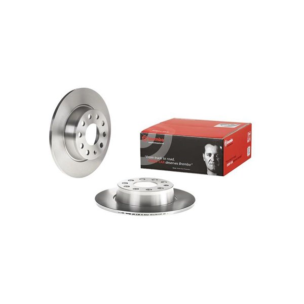 Bromsskiva Solid, Bakaxel Brembo 08.B413.10 BREMBO