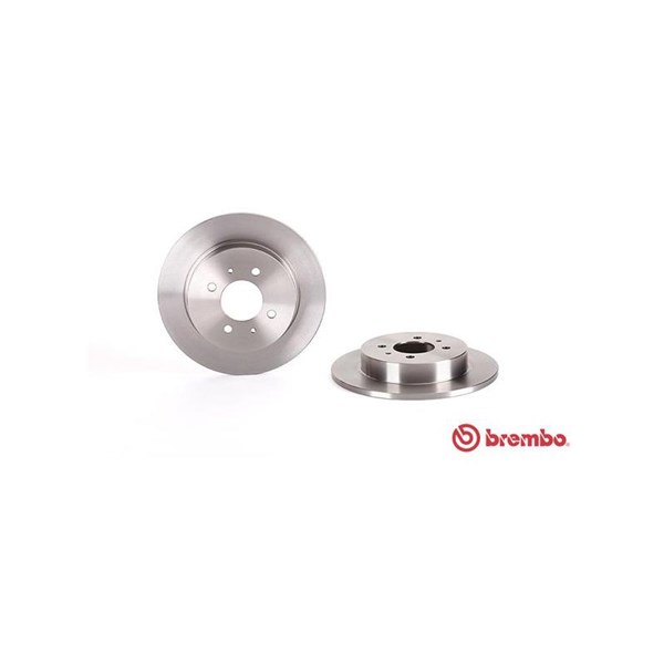 Bromsskiva Solid, Bakaxel Brembo 08.C061.10 BREMBO