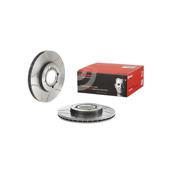 Bromsskiva Ventilerad, Framaxel Brembo Brembo max line 09.5166.75 BREMBO