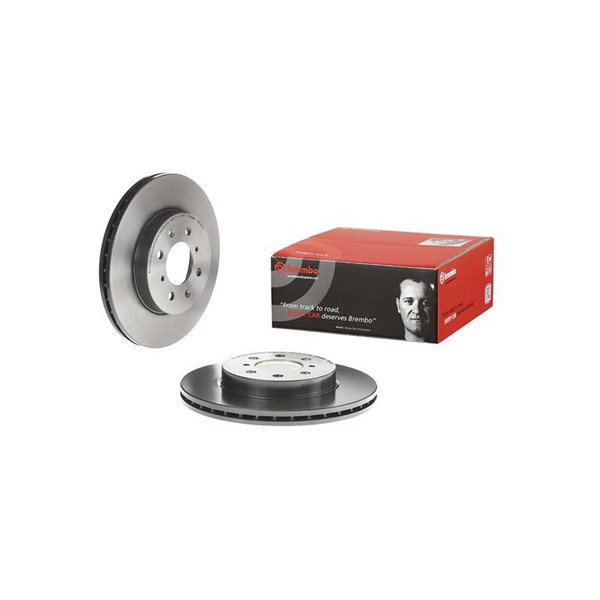 Bromsskiva Ventilerad, Framaxel Brembo 09.5509.11 BREMBO