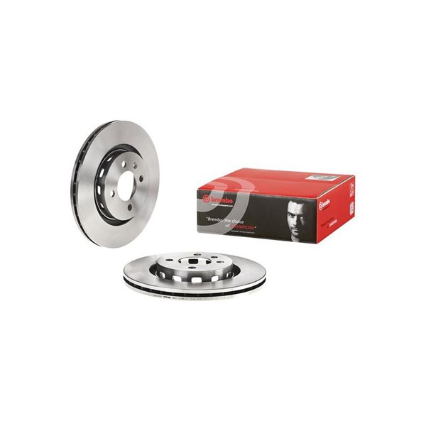 Bromsskiva Ventilerad, Framaxel Brembo 09.6728.10 BREMBO