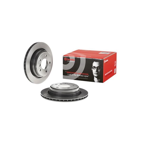Bromsskiva Ventilerad, Bakaxel Brembo Coated disc line 09.6841.11 BREMBO