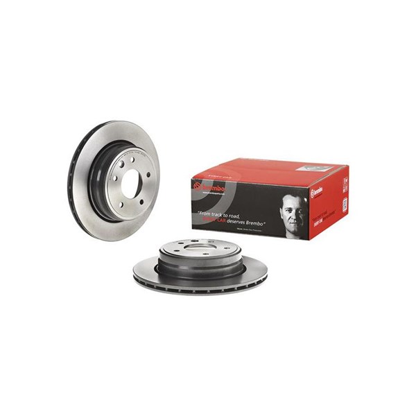 Bromsskiva Ventilerad, Bakaxel Brembo Coated disc line 09.7217.21 BREMBO